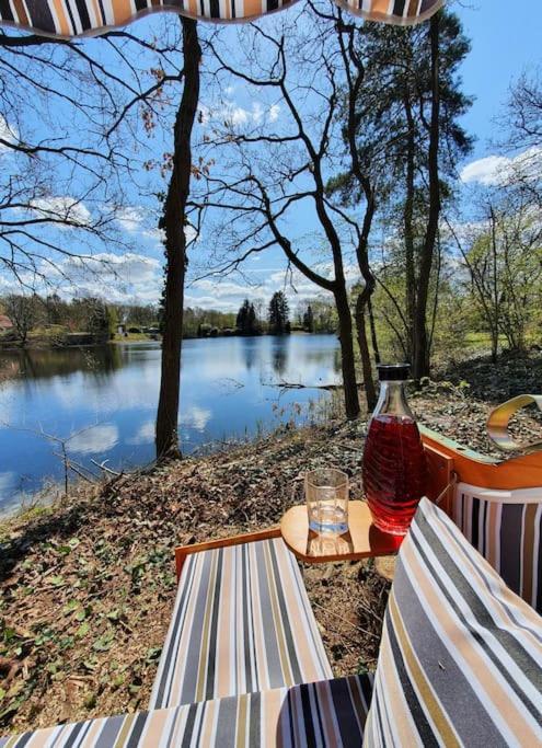 Ferienhaus Blauer See Mit Optionalem Hot-Tub Bockhorn  Εξωτερικό φωτογραφία